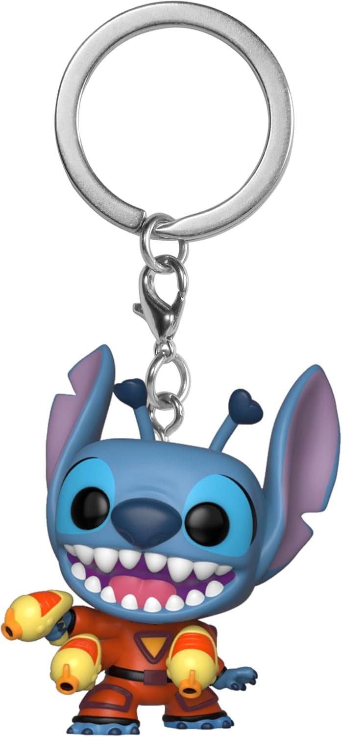 Lilo & Stitch Pop! Vinilni privjesci za ključeve 4 cm ubod w/ blaster zaslon (12)