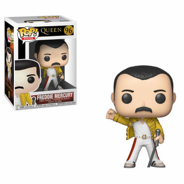 Queen POP! Rocks Vinyl Figure Freddie Mercury Wembley 1986 9 cm