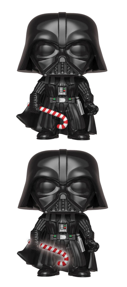 Star Wars Pop! Figure di bobble in vinile Figure vacanze Darth Vader 9 cm Assortimento (6)