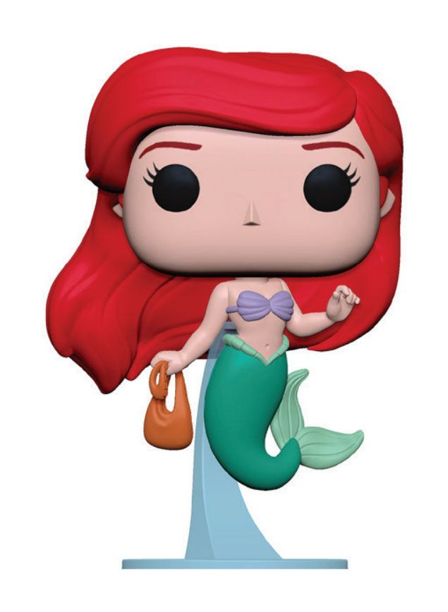 Den lille havfrue pop! Disney vinylfigur Ariel m/ taske 9 cm