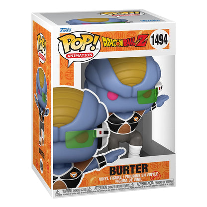 Dragon Ball Z Pop! Figura in vinile di animazione Burter 9 cm