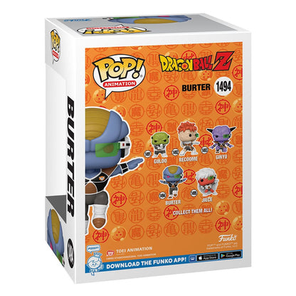 Dragon Ball Z Pop! Figura in vinile di animazione Burter 9 cm