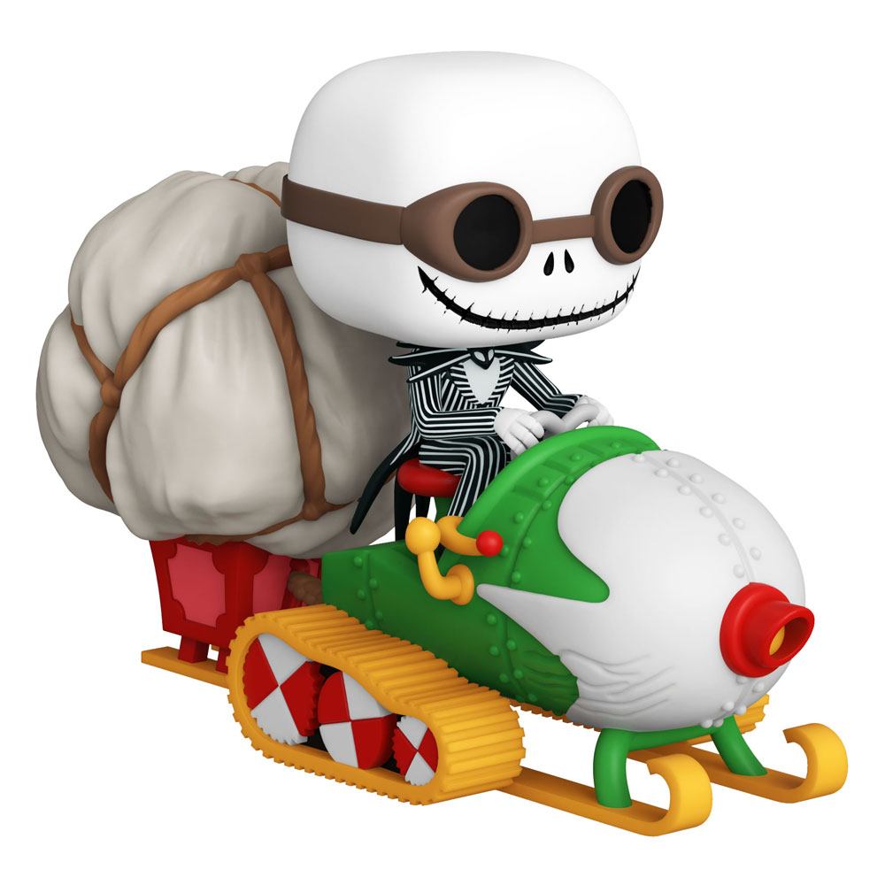 Mardröm före jul POP! Rider Vinyl Figure Jack m/Goggles & Snöskoter 18 cm