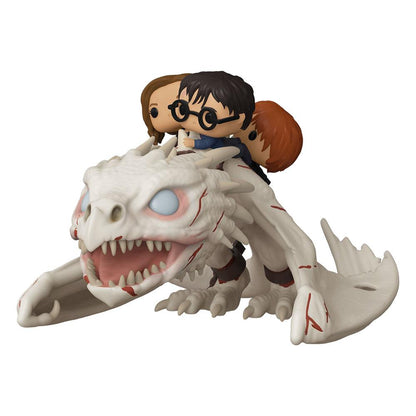 Harry Potter POP! Rides vinylfiguur draak met Harry, Ron en Hermelien 15 cm