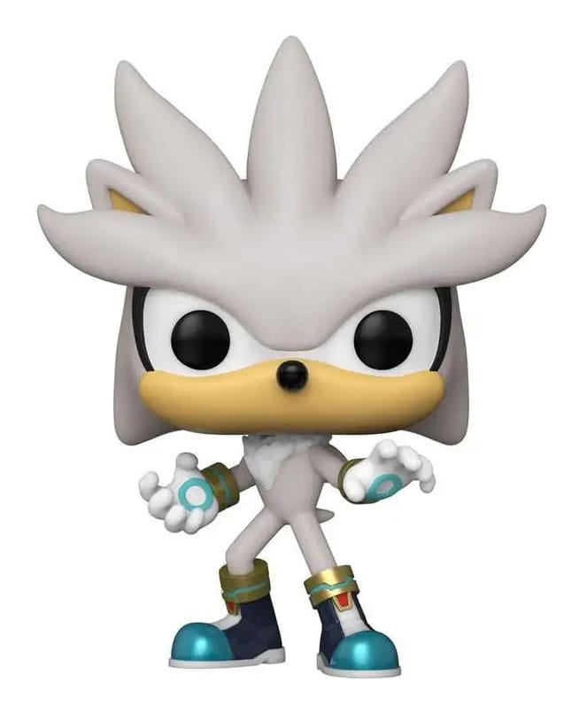 Sonic the Hedgehog Pop! Games vinyl figuur zilver de hedgehog (GW) 9 cm