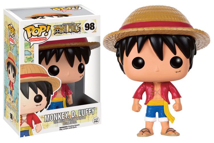 Et stykke pop! Fjernsynsvinylfigur Monkey D. Luffy 9 cm