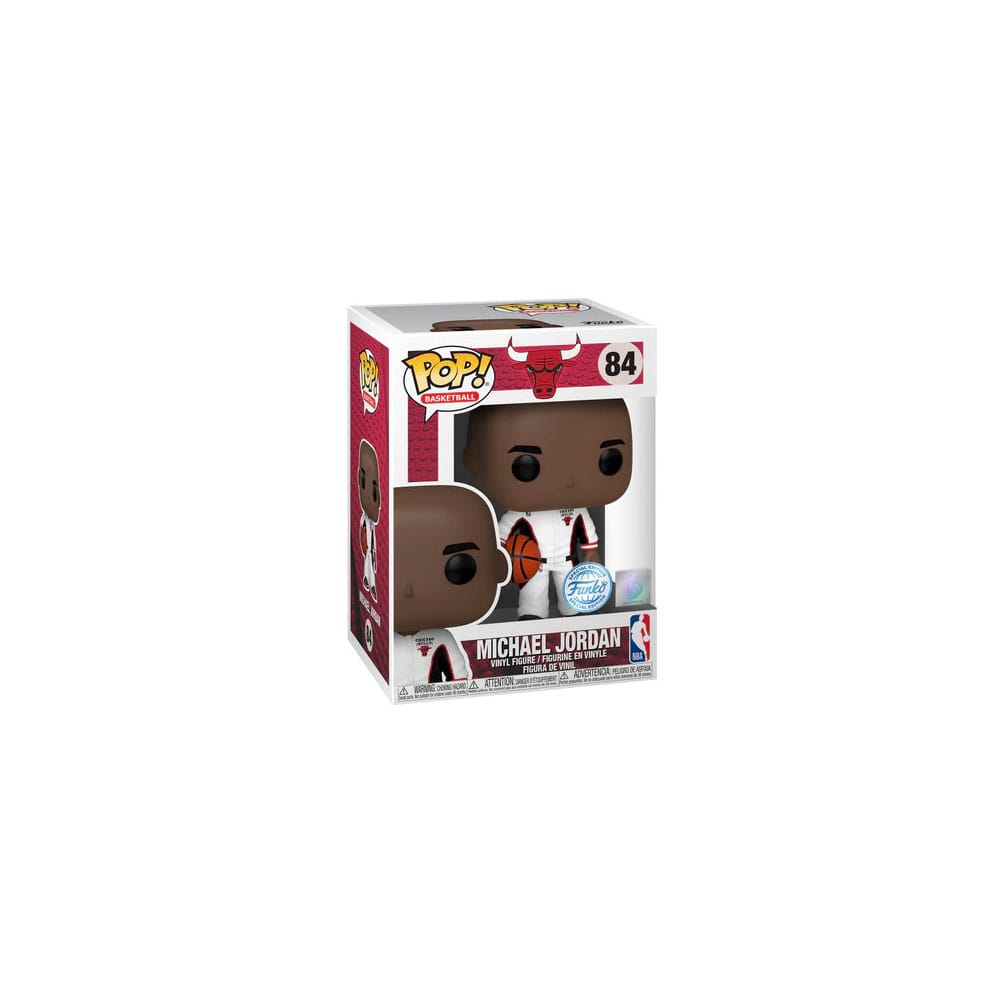 NBA Legends POP! Sports Vinyl Figure Michael Jordan (Bulls White Warmup) Exclusive 9 cm