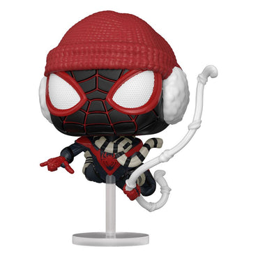 Marvels Spider-Man Pop! Spiele Vinyl Figur Miles Morales Winteranzug 9 cm