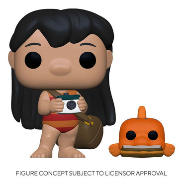 Lilo & Stitch Pop! & Buddy Vinyl Figur Lilo W/Pudge 9 CM