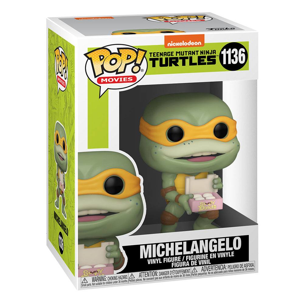 Teenage Mutant Ninja Turtles Pop! Filmler vinil figürü Michaelangelo 9 cm