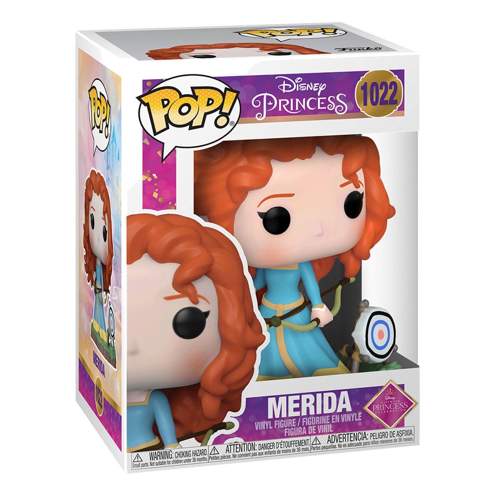 Disney: Ultimate Princess Pop! Disney Vinyl Figur Merida (modig) 9 cm