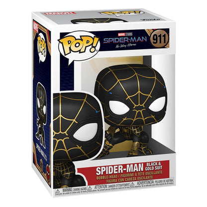 Spider-Man: No Way Home POP! Vinyl Figure Spider-Man (Black & Gold Suit) 9 cm