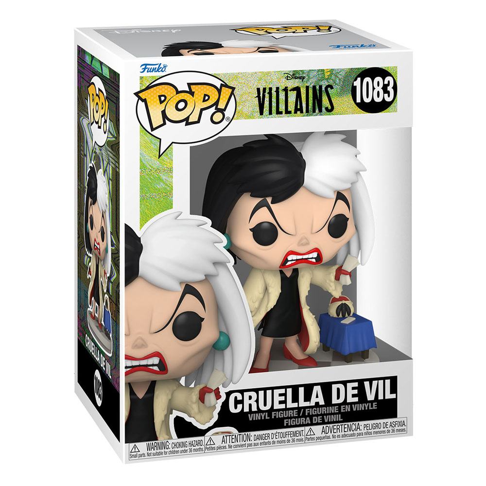 Disney: Bösewichte knallen! Disney Vinylfigur Cruella de Vil 9 cm