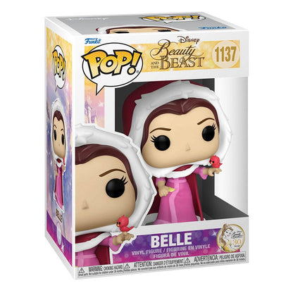 ¡La bella y la bestia pop! Películas Figura de vinilo Belle de invierno 9 cm