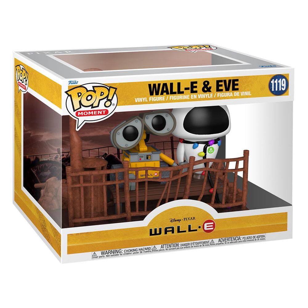 ¡Momento POP de Wall-E! Figuras de Vinilo Pack de 2 Wall-E & Eve 9 cm