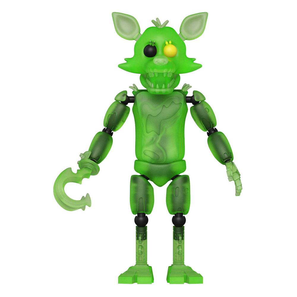 Fem netter på Freddy's Action Figur Radioactive Foxy (GW) 13 cm