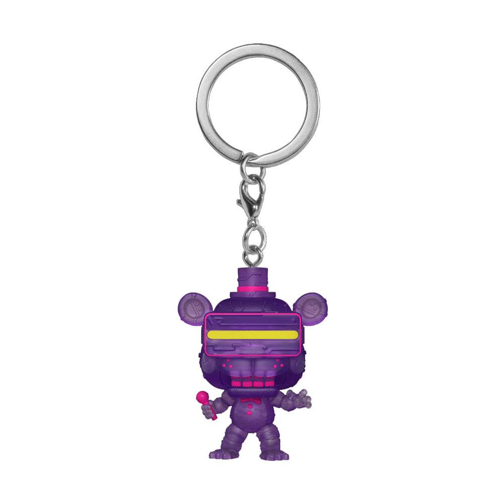 Cinq nuits au Pocket Pop de Freddy! Keychains en vinyle Affichage Radioactive Foxy 4 cm (12)