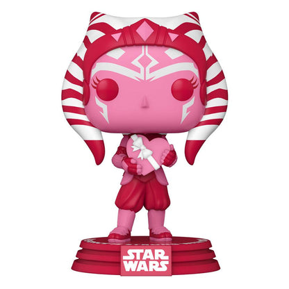 Star Wars Valentines Pop! Star Wars vinylfigur Ahsoka 9 cm