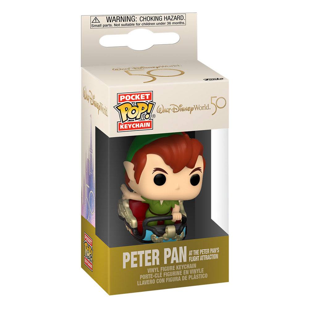 Disney Pocket Pop! Keychains en vinyle 4 cm Mickey Space Mnt Peter Pan Affichage (12)