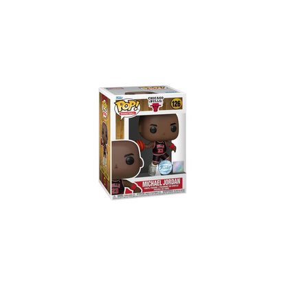 NBA Legends POP! Sports Vinyl Figure Bulls- Michael Jordan w/Jordans (Blk Pinstripe Jersey) 9 cm