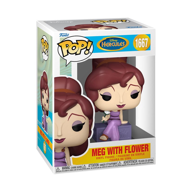 Hercules 25-års jubilæum POP! Film Vinyl Figur Meg med Blomst 9 cm