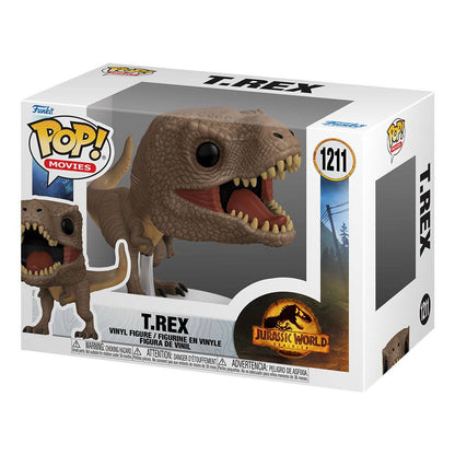 Jurassic World 3 Pop! Film in vinile figura t-rex 9 cm