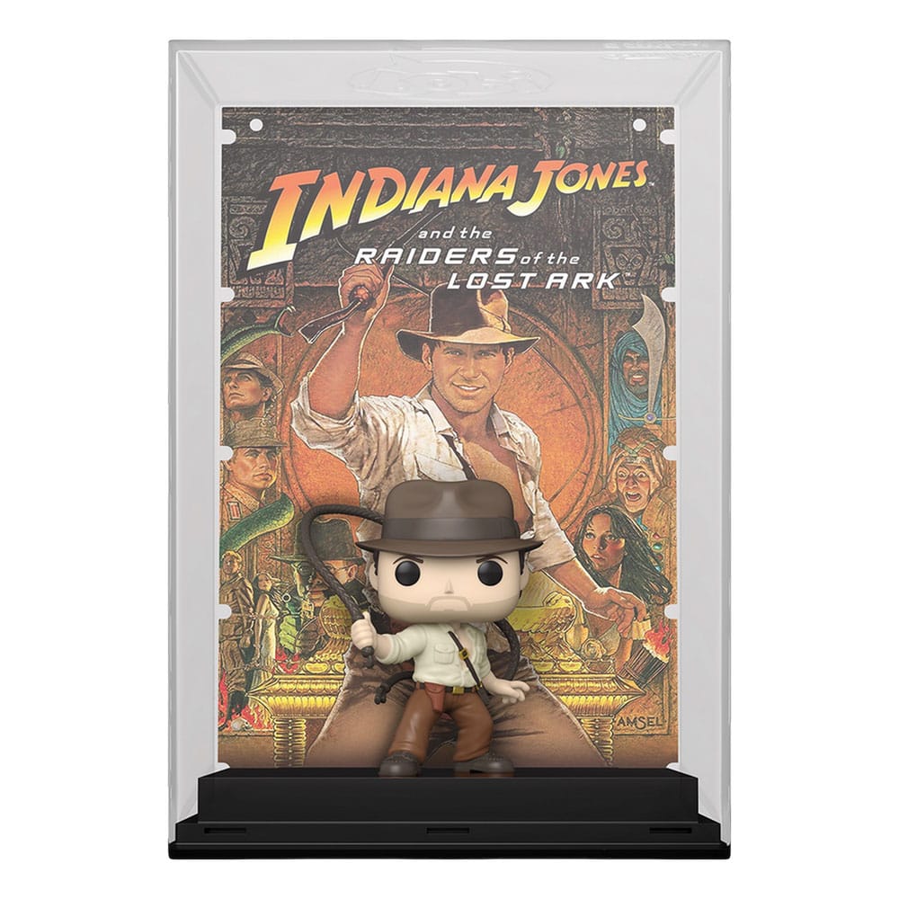 Indiana Jones Pop! Affiche de film et figure Rotla 9 cm