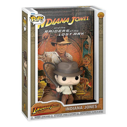 Indiana Jones Pop! Affiche de film et figure Rotla 9 cm