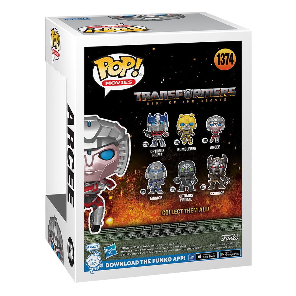 Transformers: Rise of the Beasts Pop! Películas Figura de vinilo Arcee 9 cm