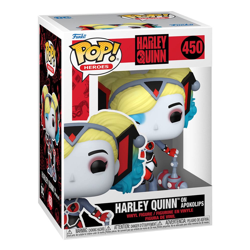 DC Comics: ¡Harley Quinn Takeover Pop! Heroes Figura de vinilo Harley (Opokolips) 9 cm