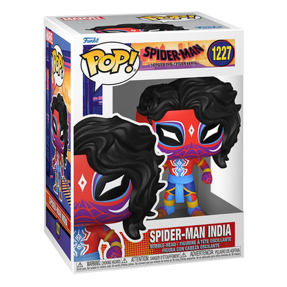 Spider-Man: Over The Spider-Verse Pop! Filmer Vinyl Figur Spider-Man India 9 CM