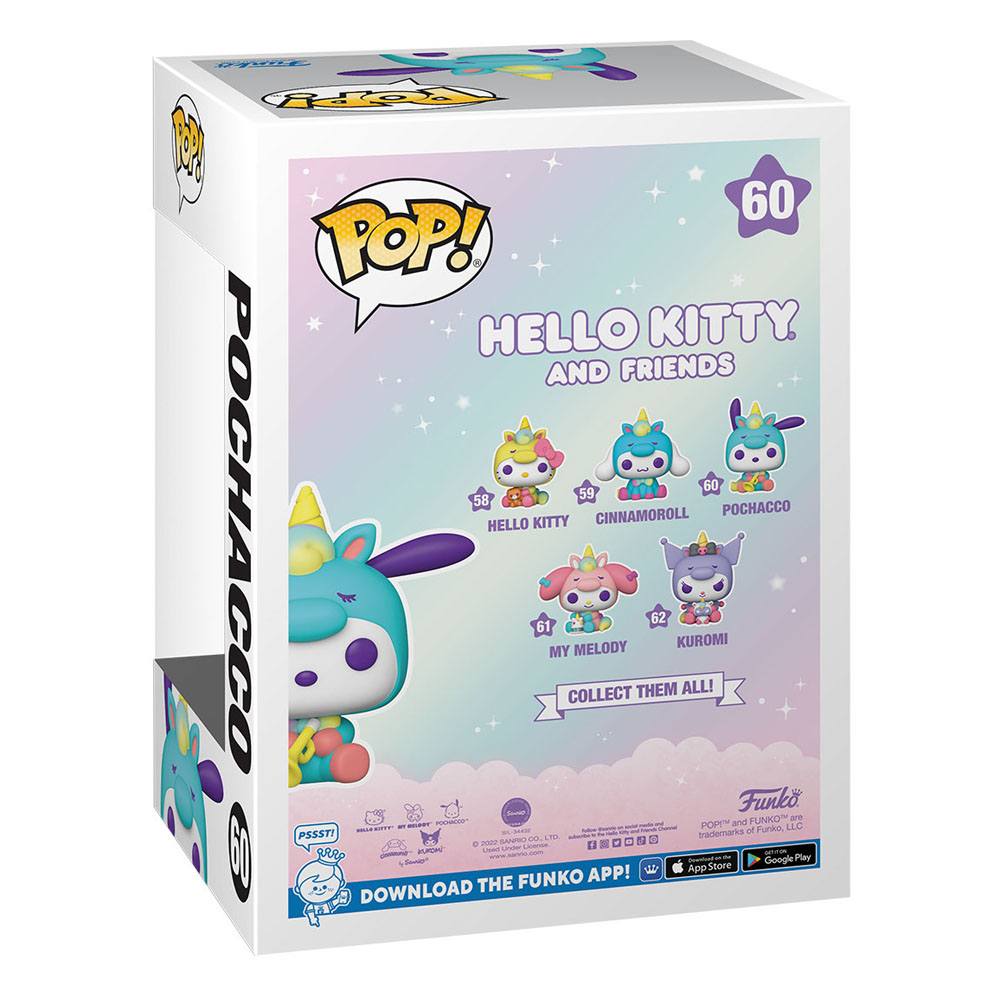 Hello Kitty et ses amis POP ! Sanrio Figurine en Vinyle Pochacco 9 cm