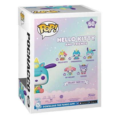 Hello Kitty et ses amis POP ! Sanrio Figurine en Vinyle Pochacco 9 cm
