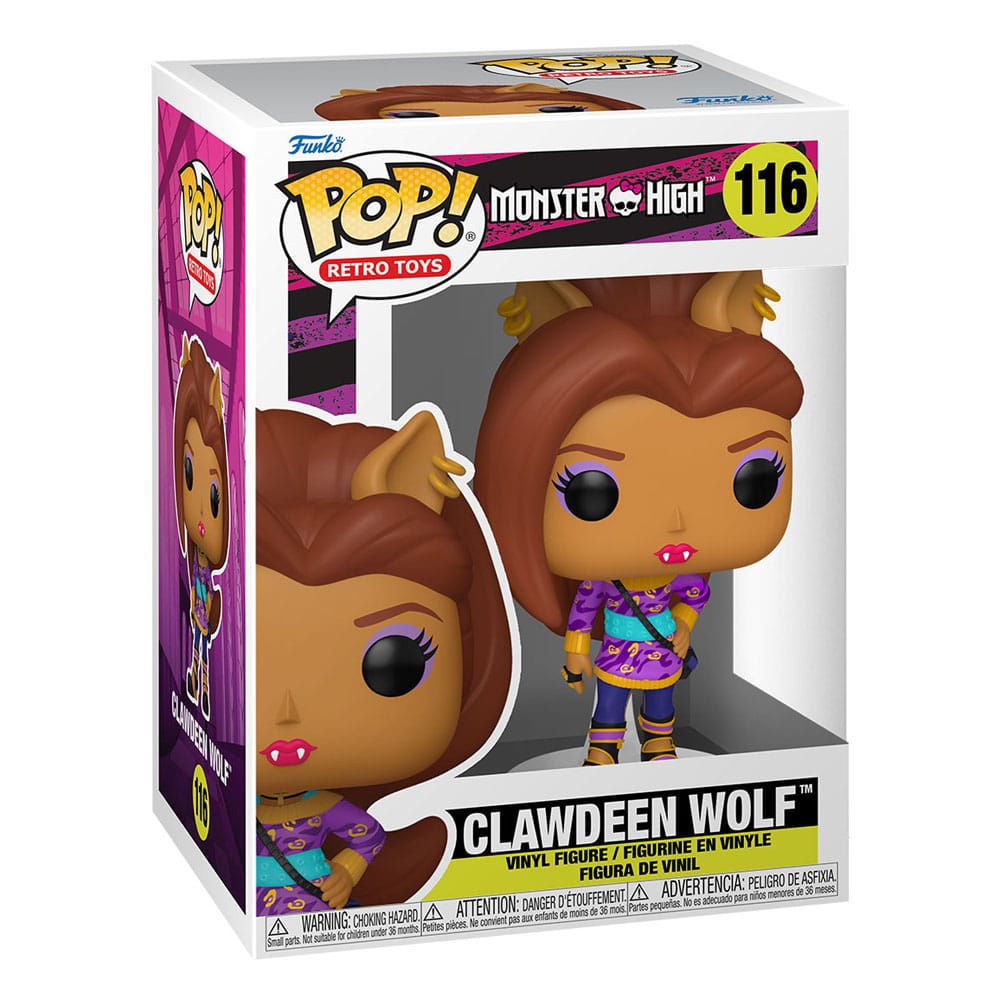 Monster High POP'u! Vinil Şekil Clawdeen 9 cm