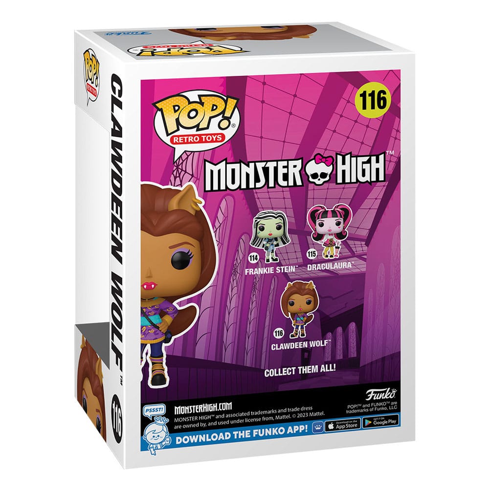 Monster High POP'u! Vinil Şekil Clawdeen 9 cm