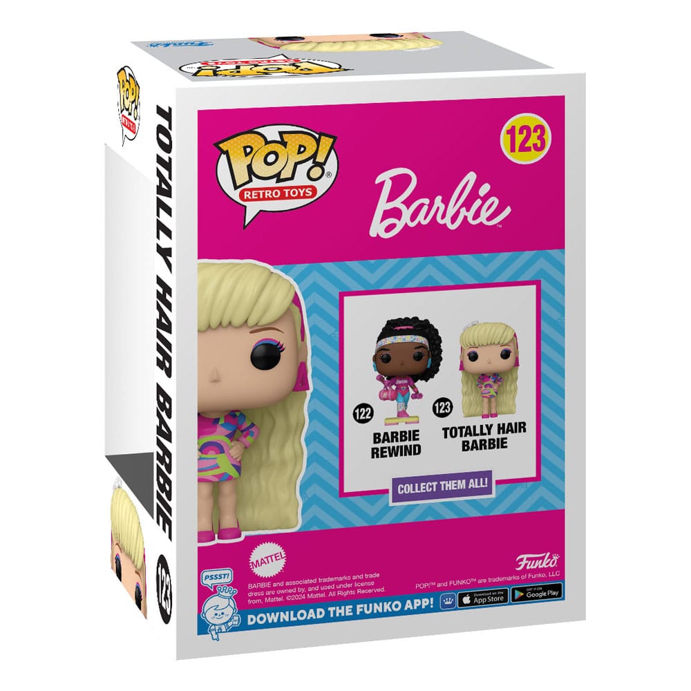 Barbie Pop! Vinil figürü tamamen saç barbie 9 cm