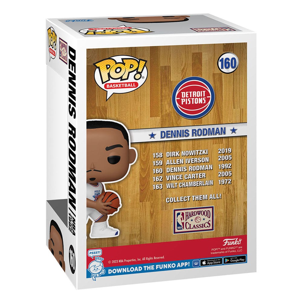 NBA Legends POP! Sports Vinyl Figure Dennis Rodman (1992) 9 cm