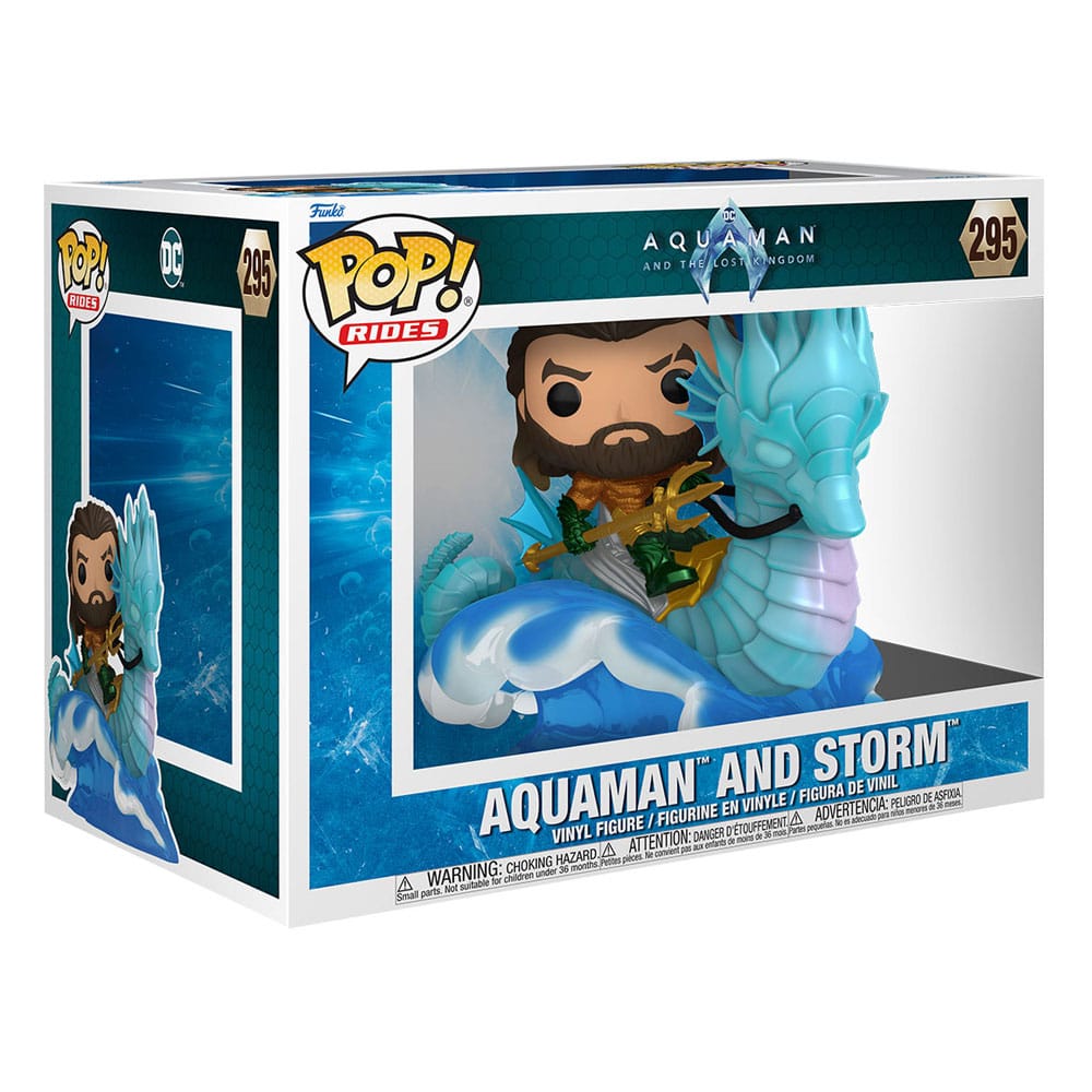 Aquaman and the Lost Kingdom POP! Rides Deluxe Vinyl Figure Aquaman & Storm 15 cm