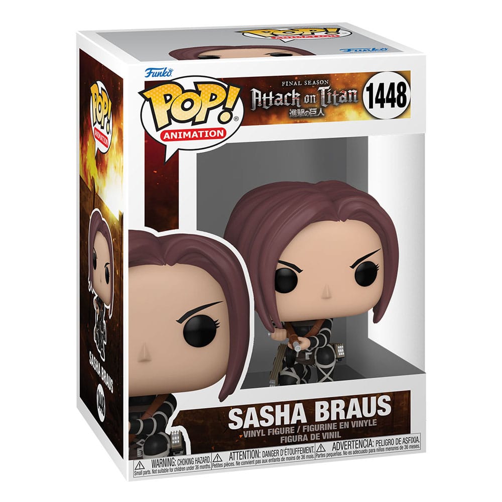 Attaque sur Titan Pop! Animation Vinyl Figure Sasha 9 cm