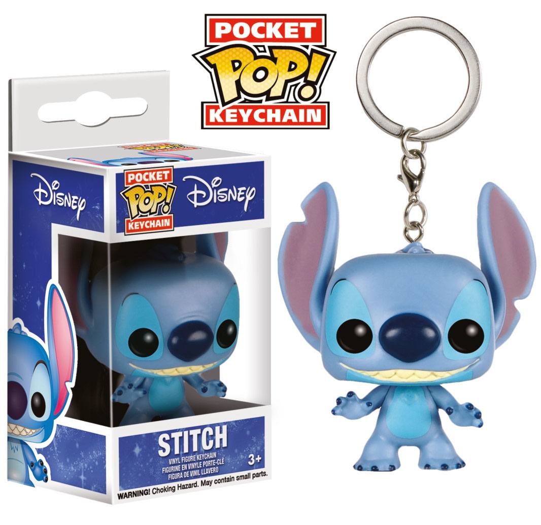 Lilo & Stitch Pocket Pop! Vinyl nøkkelringsting 4 cm