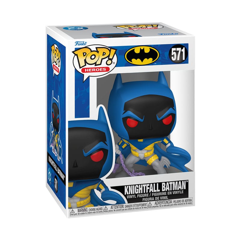 DC genom åren pop! Hjältar vinylfigurer Knightfall Batman (90 -tal) 9 cm