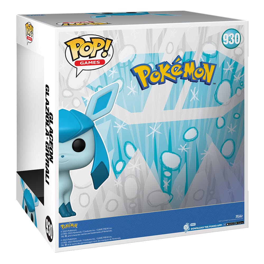 ¡Pokémon súper dimensionamiento de jumbo pop! Figura de vinilo Glaceon (EMEA) 25 cm