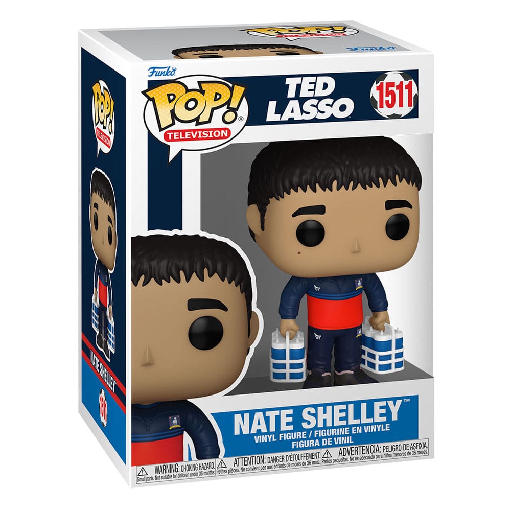 Ted Lasso Pop! Figura in vinile TV Nate con acqua 9 cm