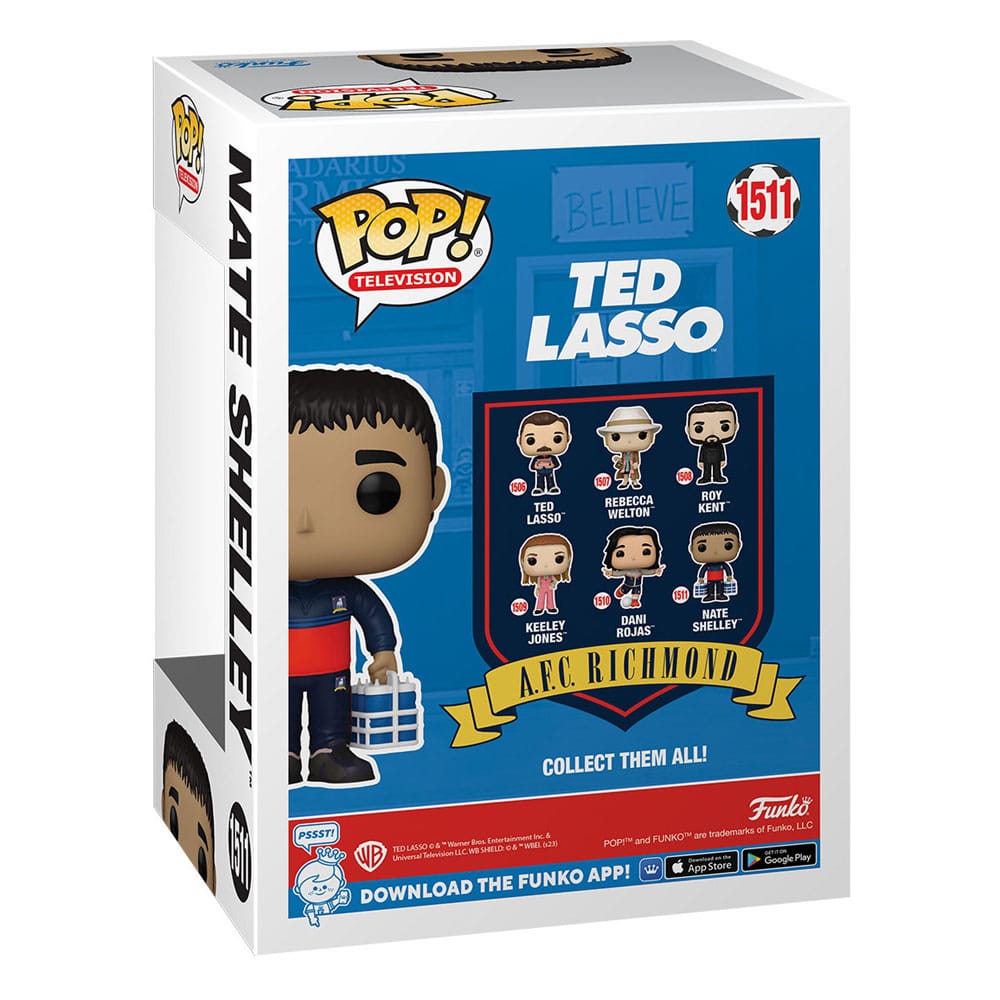 Ted Lasso Pop! Figura in vinile TV Nate con acqua 9 cm