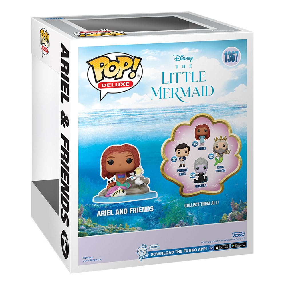 Mala sirena pop! Deluxe vinil figura Ariel & Friends 9 cm