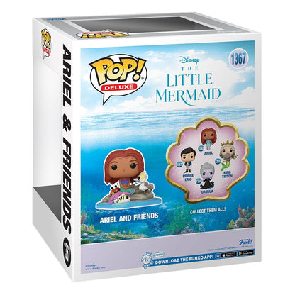 Mala sirena pop! Deluxe vinil figura Ariel & Friends 9 cm