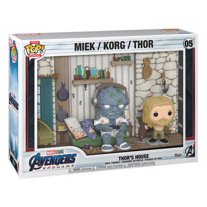 Avengers Endgame POP Moments Deluxe Vinyl Figures 2-Pack Thor's House 9 cm