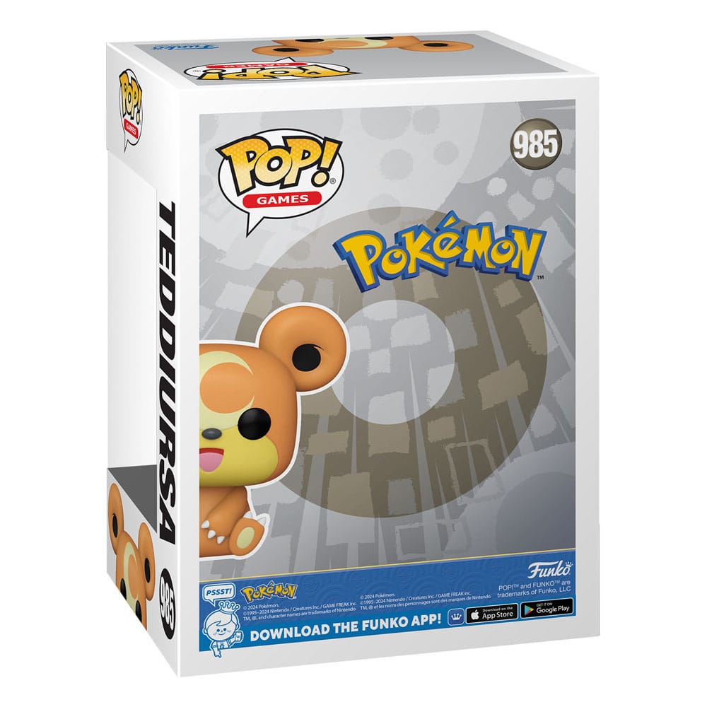 Pokemon Pop! Giochi in vinile figura teddiursa (EMEA) 9 cm