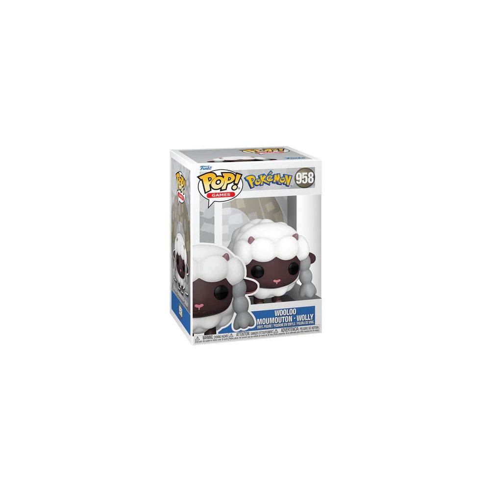 Pokémon Pop! Jeux Vinyl Figure Wooloo (EMEA) 9 cm