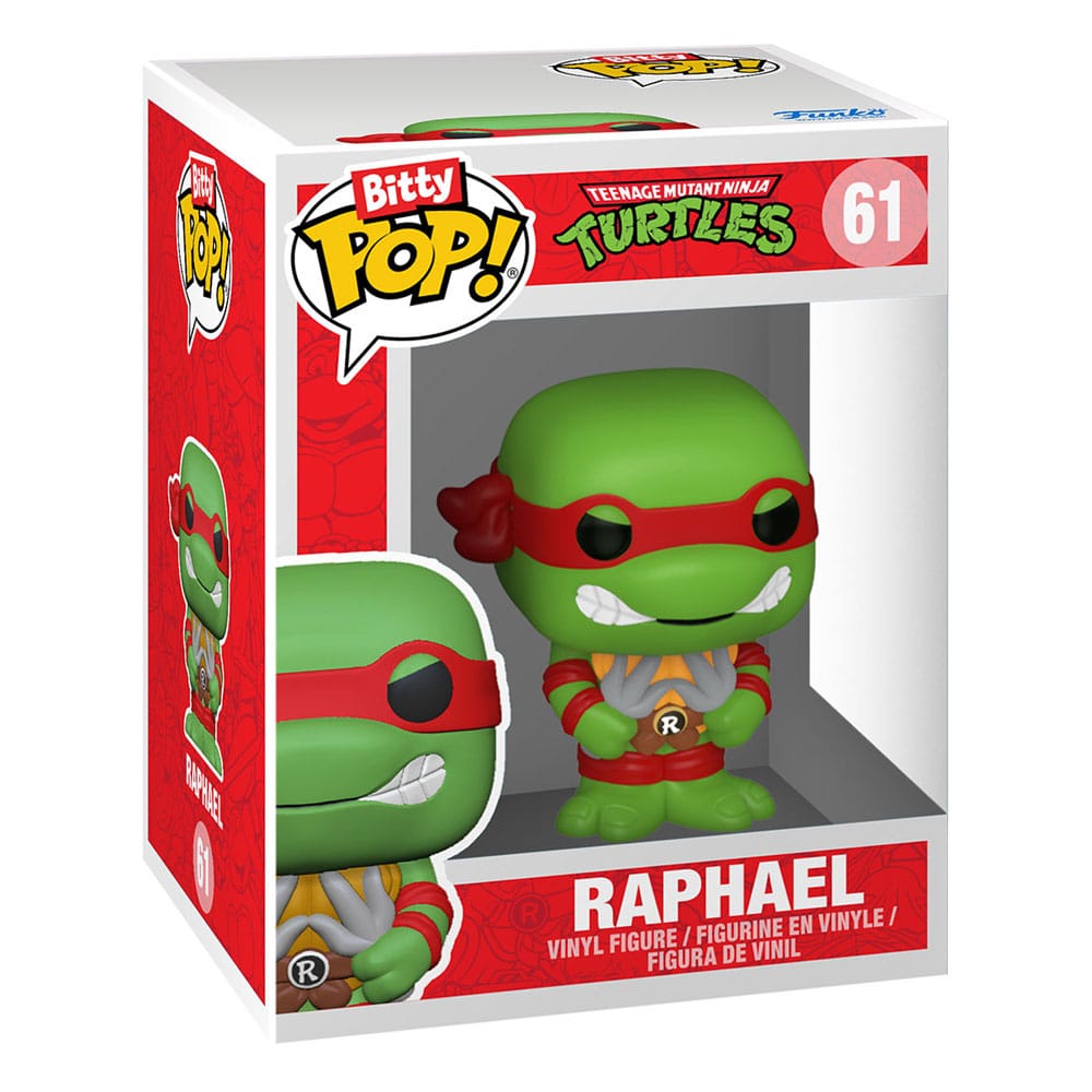 Teenage Mutant Ninja Turtles Bitty Pop! Vinil Şekil 4 paket kıymık 2,5 cm